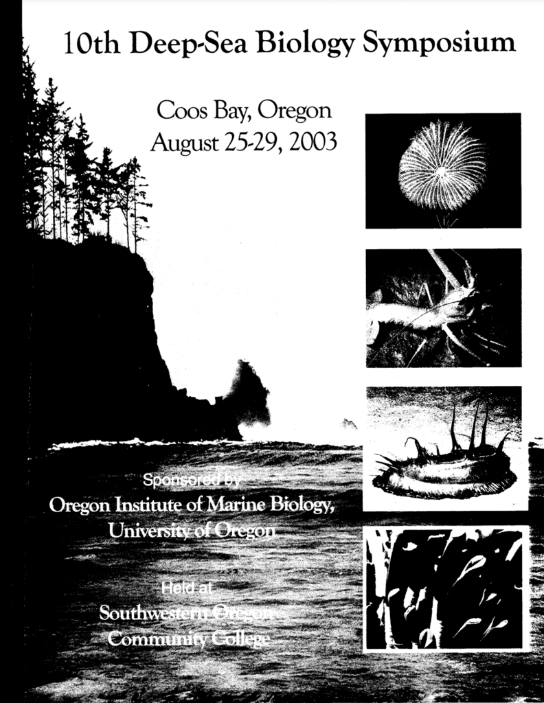 10th Deep-Sea Biology Symposium